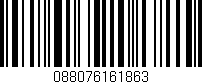 Código de barras (EAN, GTIN, SKU, ISBN): '088076161863'