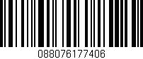 Código de barras (EAN, GTIN, SKU, ISBN): '088076177406'
