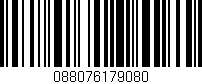 Código de barras (EAN, GTIN, SKU, ISBN): '088076179080'