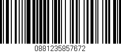 Código de barras (EAN, GTIN, SKU, ISBN): '0881235857672'