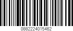 Código de barras (EAN, GTIN, SKU, ISBN): '0882224015462'