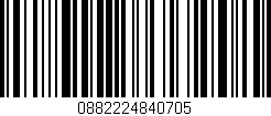 Código de barras (EAN, GTIN, SKU, ISBN): '0882224840705'