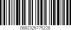 Código de barras (EAN, GTIN, SKU, ISBN): '0882326775226'