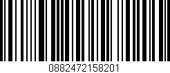 Código de barras (EAN, GTIN, SKU, ISBN): '0882472158201'