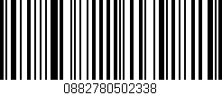 Código de barras (EAN, GTIN, SKU, ISBN): '0882780502338'
