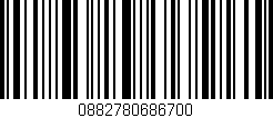 Código de barras (EAN, GTIN, SKU, ISBN): '0882780686700'