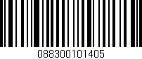 Código de barras (EAN, GTIN, SKU, ISBN): '088300101405'