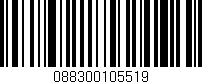 Código de barras (EAN, GTIN, SKU, ISBN): '088300105519'