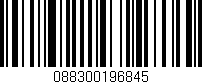 Código de barras (EAN, GTIN, SKU, ISBN): '088300196845'