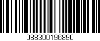 Código de barras (EAN, GTIN, SKU, ISBN): '088300196890'