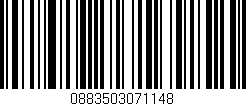 Código de barras (EAN, GTIN, SKU, ISBN): '0883503071148'