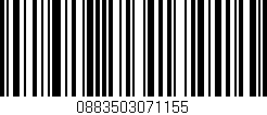 Código de barras (EAN, GTIN, SKU, ISBN): '0883503071155'