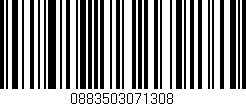 Código de barras (EAN, GTIN, SKU, ISBN): '0883503071308'