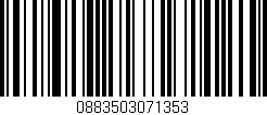Código de barras (EAN, GTIN, SKU, ISBN): '0883503071353'