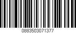 Código de barras (EAN, GTIN, SKU, ISBN): '0883503071377'