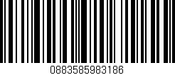 Código de barras (EAN, GTIN, SKU, ISBN): '0883585983186'