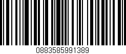 Código de barras (EAN, GTIN, SKU, ISBN): '0883585991389'