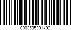 Código de barras (EAN, GTIN, SKU, ISBN): '0883585991402'