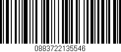 Código de barras (EAN, GTIN, SKU, ISBN): '0883722135546'