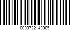 Código de barras (EAN, GTIN, SKU, ISBN): '0883722140885'