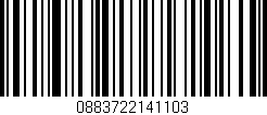 Código de barras (EAN, GTIN, SKU, ISBN): '0883722141103'