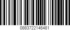 Código de barras (EAN, GTIN, SKU, ISBN): '0883722146481'