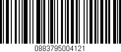Código de barras (EAN, GTIN, SKU, ISBN): '0883795004121'
