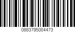 Código de barras (EAN, GTIN, SKU, ISBN): '0883795004473'