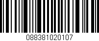 Código de barras (EAN, GTIN, SKU, ISBN): '088381020107'