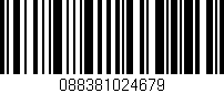 Código de barras (EAN, GTIN, SKU, ISBN): '088381024679'