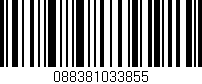 Código de barras (EAN, GTIN, SKU, ISBN): '088381033855'