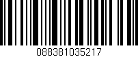 Código de barras (EAN, GTIN, SKU, ISBN): '088381035217'