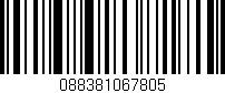 Código de barras (EAN, GTIN, SKU, ISBN): '088381067805'