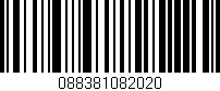 Código de barras (EAN, GTIN, SKU, ISBN): '088381082020'