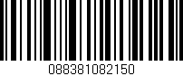 Código de barras (EAN, GTIN, SKU, ISBN): '088381082150'