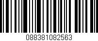 Código de barras (EAN, GTIN, SKU, ISBN): '088381082563'