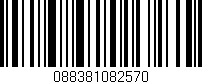 Código de barras (EAN, GTIN, SKU, ISBN): '088381082570'