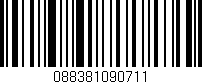 Código de barras (EAN, GTIN, SKU, ISBN): '088381090711'