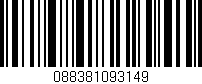 Código de barras (EAN, GTIN, SKU, ISBN): '088381093149'