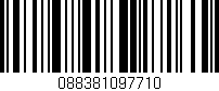 Código de barras (EAN, GTIN, SKU, ISBN): '088381097710'