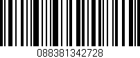 Código de barras (EAN, GTIN, SKU, ISBN): '088381342728'