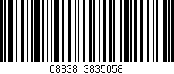 Código de barras (EAN, GTIN, SKU, ISBN): '0883813835058'