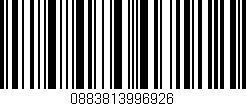 Código de barras (EAN, GTIN, SKU, ISBN): '0883813996926'
