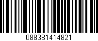 Código de barras (EAN, GTIN, SKU, ISBN): '088381414821'