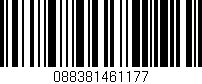 Código de barras (EAN, GTIN, SKU, ISBN): '088381461177'