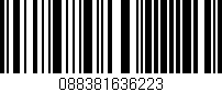 Código de barras (EAN, GTIN, SKU, ISBN): '088381636223'