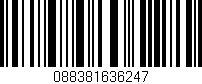 Código de barras (EAN, GTIN, SKU, ISBN): '088381636247'