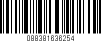 Código de barras (EAN, GTIN, SKU, ISBN): '088381636254'