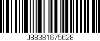 Código de barras (EAN, GTIN, SKU, ISBN): '088381675628'
