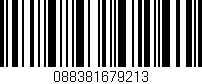 Código de barras (EAN, GTIN, SKU, ISBN): '088381679213'
